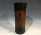 Chinese Exquisite Hand - Carved Text Carving Wooden Pen Holder Other Chinese Antiques photo 7