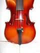 Antique Old Vintage 2 Pc Curly Maple Back Full Size Violin - String photo 5