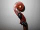 Antique Old Vintage 2 Pc Curly Maple Back Full Size Violin - String photo 7