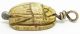 Ancient Egyptian Hyskos Period Steatite Scarab Pendant C.  1750 - 1550 B.  C. Egyptian photo 3