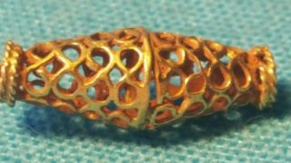 Viking Solid High K Gold Viking Bead Rare.  72 Grams photo