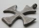 Ancient Medieval Knights Templar Period Silver Cross Pendant 1200 Ad British photo 4