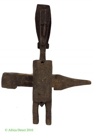 Bamana Figural Door Lock Mali Artifact African Was $99 photo