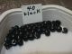 40 Black Metal Shank 3/8 Inch Dome Boot Shoe Vintage Buttons Teddy Bear Eyes Buttons photo 6