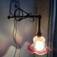 Arts And Crafts Copperised Adjustable Lamp With Cranberry Shade Arts & Crafts Movement photo 7