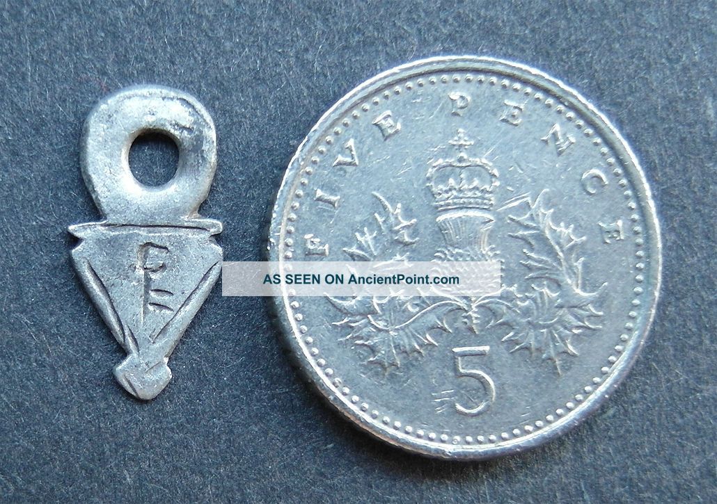 Extremely Rare Viking Silver Bind Rune Amulet - Scandinavian photo