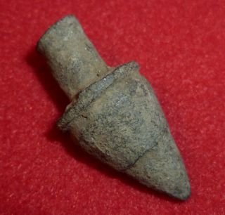 Roman Ancient Artifact Bronze Plumb Bob Circa 100 - 300 Ad - 3456 - photo