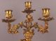 Antique Pair 19thc Gilt - Bronze Figural Tree - Light Candle Holders C1835 Children Metalware photo 7
