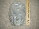 Old Stone Face Mask Carving With Inlay Stone Other Ethnographic Antiques photo 9