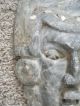 Old Stone Face Mask Carving With Inlay Stone Other Ethnographic Antiques photo 3