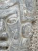 Old Stone Face Mask Carving With Inlay Stone Other Ethnographic Antiques photo 4