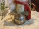 Primitive Snowman Sitter Doll,  Old Chenille,  Old Photo,  Folk Art Snowman Doll Primitives photo 5