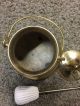 Vintage Antique Brass Fire Starter Smudge Pot With Soapstone Wand Hearth Ware photo 6