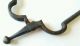 Antique Hand Forged Wrought Iron Fireplace Hearth Tongs 17.  5 Inch Hearth Ware photo 3