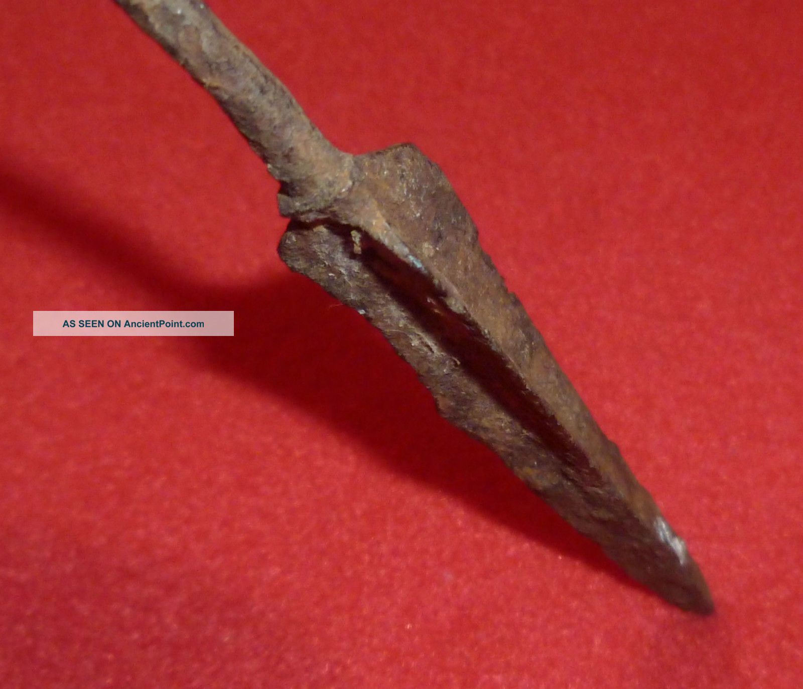 Roman Ancient Artifact - Iron Arrow Head Circa 100 - 300 Ad - 3416 - Roman photo