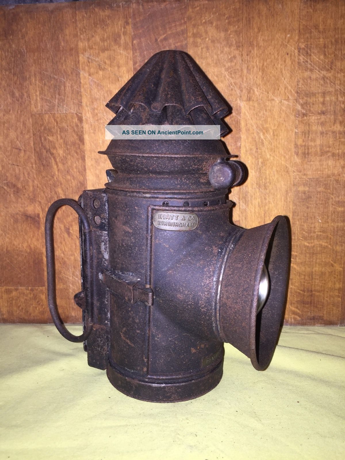 Collectable Antique Victorian Police “bullseye” Dark Lantern Lamp - Jack Ripper Lamps photo
