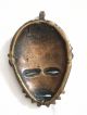 Wow Antique Bronze African Mask Akan Ashanti Or Baule Goldweight Tribal Art Nr Masks photo 1