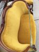 3 Piece Gold Velvet Victorian Settee & 2 Side Chairs 1800-1899 photo 11