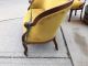 3 Piece Gold Velvet Victorian Settee & 2 Side Chairs 1800-1899 photo 7