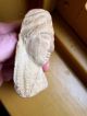 Ancient Greek Selinunte Sicily Terracotta Urn Vase Fragment With Relief Face South Italian photo 4