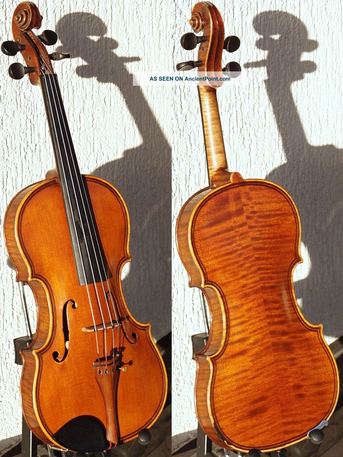Fine Czech Antique Violin,  Maggini Model.  Build & Tone String photo