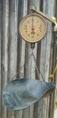 Vintage Antique Old Green Paint Penn Scale Co Hanging 20 Store Scale Legal Use Scales photo 1
