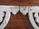 The Best Pair Old Architectural Corbels Or Brackets Very Ornate Chippy White Corbels photo 7
