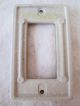 Ceramic Rocker Switch Plate Vintage Hardware Restoration Salvage Hand Glazed Switch Plates & Outlet Covers photo 2