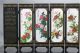 Chinese Lacquer Work Hand Painted Flowers Rich Screen D616 Other Chinese Antiques photo 3
