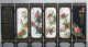 Chinese Lacquer Work Hand Painted Flowers Rich Screen D616 Other Chinese Antiques photo 4