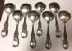 8 Antique Reed Barton Francis 1 Soup Spoons Sterling Silver No Mono Flatware & Silverware photo 1