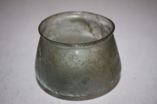 Ancient Roman Glass Cup 2/3rd Century Ad photo