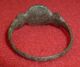 Viking Ancient Artifact Bronze Ring With Chalcedony Gemstone Circa 700 - 800 Ad Scandinavian photo 4