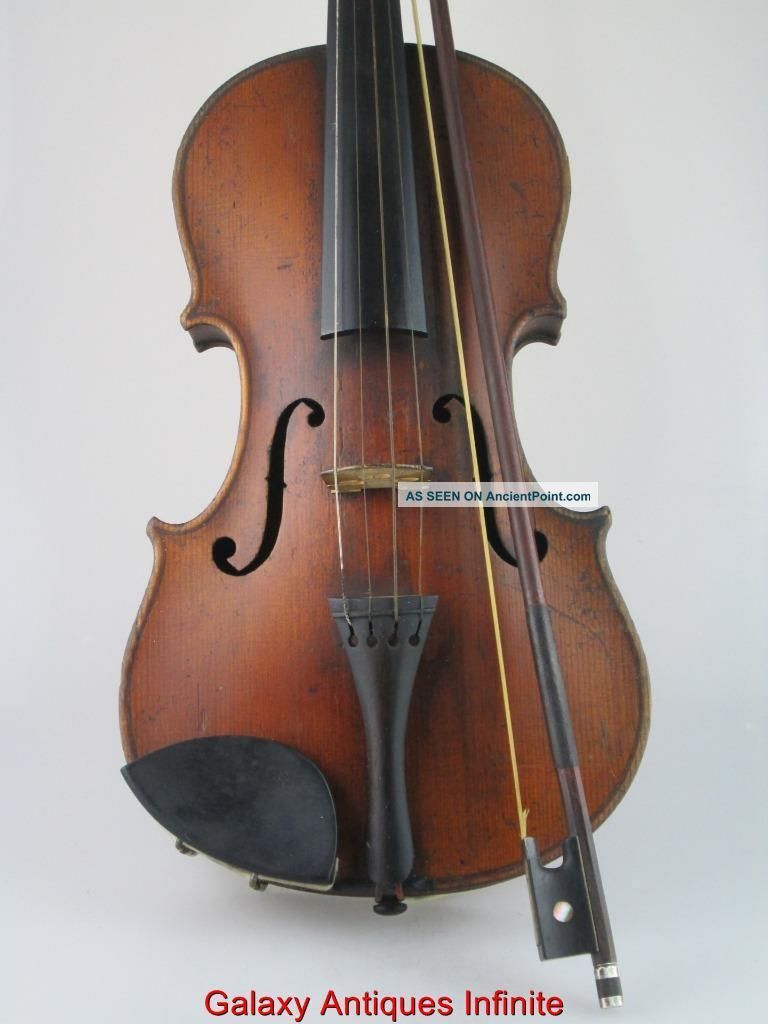 Antique 19th Century Violin Circa 1850 String photo