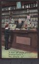 West Mchenry Il 1906 Pharmacy Drugstore Counter Apothecary Woodstock Il Postcard Other Antique Apothecary photo 1