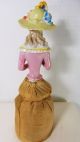 Antique Vtg Porcelain Half Doll Pincushion Bonnet Flower Binocular Ernst Horse R Pin Cushions photo 3