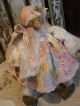 Primitive Snowman Doll Antique Quilt,  Old Photo,  Old Lace,  Folk Art Snowman Doll Primitives photo 1