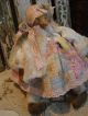 Primitive Snowman Doll Antique Quilt,  Old Photo,  Old Lace,  Folk Art Snowman Doll Primitives photo 3