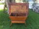 Primitive Early American Dough Box Table Pumpkin Pine Primitives photo 3