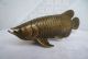 Chinese Folk Culture Handmade Brass Bronze Statue Fish Sculpture Other Antique Chinese Statues photo 2