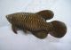 Chinese Folk Culture Handmade Brass Bronze Statue Fish Sculpture Other Antique Chinese Statues photo 3