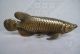 Chinese Folk Culture Handmade Brass Bronze Statue Fish Sculpture Other Antique Chinese Statues photo 5