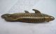 Chinese Folk Culture Handmade Brass Bronze Statue Fish Sculpture Other Antique Chinese Statues photo 7