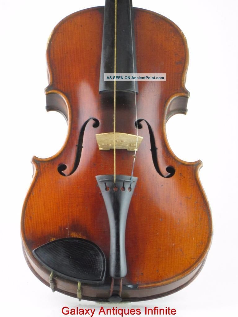 Antique Violin Le Recherche Circa 1900 String photo