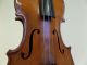 Old Antique 4/4 Violin One Piece Back,  Bow (stamped X V) No Name Lovely Colour String photo 10