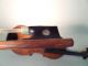 Old Antique 4/4 Violin One Piece Back,  Bow (stamped X V) No Name Lovely Colour String photo 6