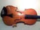 Old Antique 4/4 Violin One Piece Back,  Bow (stamped X V) No Name Lovely Colour String photo 7