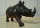 Antique African Hardwood Carved Rhino Other African Antiques photo 2
