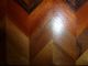 Authentic Don S.  Shoemaker Wood Parquet Tray W/chevron Pattern,  Mid - Cent.  Modern Other Antique Home & Hearth photo 2