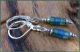 Pi Ancient 2000 Year Old Roman Glass Hill Tribe Silver Leverbacks Sundance Roman photo 3